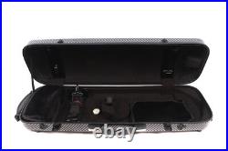 4/4 Black Violin Case Mix carbon fiber hard shell High strength Professional