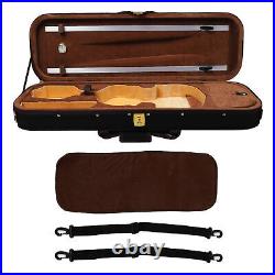 4/4 Size Violin Box With Hygrometer Hard Shell Violin Storage Case Musical GFL