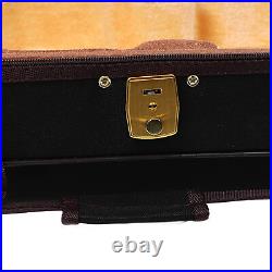 4/4 Size Violin Box With Hygrometer Hard Shell Violin Storage Case Musical GFL