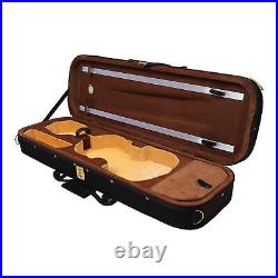 4/4 Size Violin Box With Hygrometer Hard Shell Violin Storage Case Musical GFL