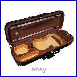 4/4 Size Violin Box With Hygrometer Hard Shell Violin Storage Case Musical GFL