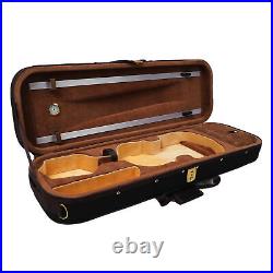 4/4 Size Violin Box With Hygrometer Hard Shell Violin Storage Case Musical GFL