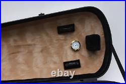 4/4 Size Violin Case Light weight Hard case durable handle Strong Straps, white