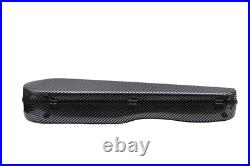 4/4 full size Violin Case Durable hard shell Fiberglass Triangular Black color