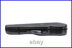 4/4 full size Violin Case Durable hard shell Fiberglass Triangular Black color