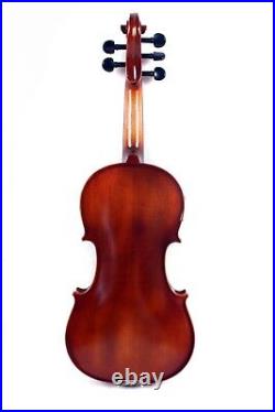 5 String Electric Acoustic Violin 4/4 Solid Maple Spruce hand Made With Case Bow