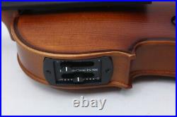 5 String Electric Acoustic Violin 4/4 Solid Maple Spruce hand Made With Case Bow