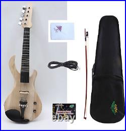 5 String Electric Violin 4/4 Solid wood Ebony Fittings 19 Fret Fingerboard