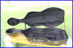 Advance cello hard case 4/4 Strong Carbon fiber cello box with durable wheels