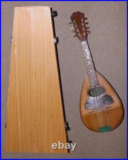 Antique 1890 Italian Bowl Back 8-String Mandolin By F. De Mureda Naples & Case