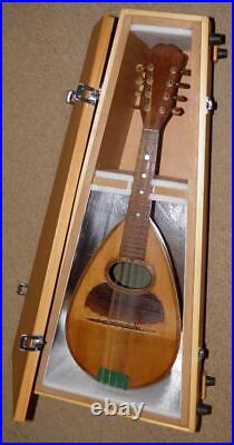 Antique 1890 Italian Bowl Back 8-String Mandolin By F. De Mureda Naples & Case