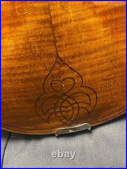 Antique German c1850 Violin in style of Giovanni Maggini, repaired by J Devereux