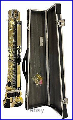 Banjo Bulbul Tarang Indian Electric Benjo with Strings Picks Protective Hard Box