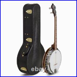 Banjo with Case, Tenor 4 String 17 Fret 30 Bracket, Koda FBJ3417