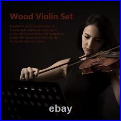 Beginner Stringed Instruments Kit All Hand Made Hard Texture Violin Set Fine