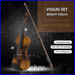 Beginner Stringed Instruments Kit All Hand Made Hard Texture Violin Set Fine