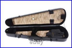 Black Violin Case 4/4 full Size Lightweight Hard Shell travel violin case