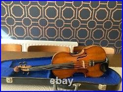 Bohemian violin 4/4 circa 1900-1920, with case and bow