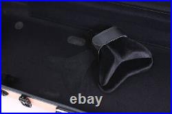 Carbon Fiber Hard Violin Case 4/4 size with Backstraps Durable handles, Rose