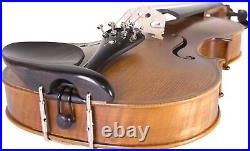 Cecilio CVN-500 Solidwood Ebony Fitted Violin withPrelude Strings, 1/2 Nickel