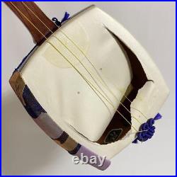 Chuzao Shamisen Japanese Traditional Musical Instrument with Hard Case, Bachi Set