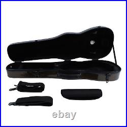 (Coffee)Violin Box Carbon Fiber Lightweight Portable Hard Violin Case IDS