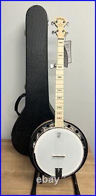 Deering Goodtime Two 5-String Banjo with Resonator Hard Case & Gig Bag 343788