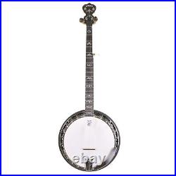 Deering Sierra Mahogany 5 String Banjo, Left Handed with Hard Case (Pre-Owned)