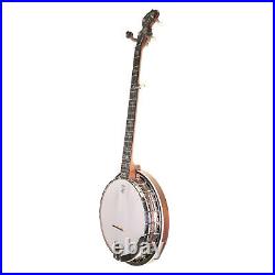 Deering Sierra Mahogany 5 String Banjo, Left Handed with Hard Case (Pre-Owned)