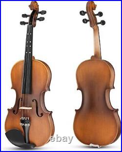 Eastar 1/2 Violin Set Half Size Fiddle EVA-3 Matte + Hard Case Shoulder Rest