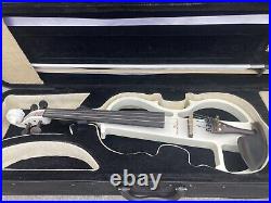 Electric Violin By Paul Michael Stanton, Full Size, v. G. C. 4 string, White