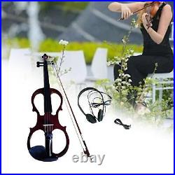 Electric Violin Fiddle Musical Instruments with Hard Case for Children Teens