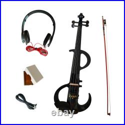 Electric Violin Solid Wood Musical Instruments with Hard Case with Fittings