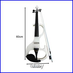 Electric Violin with Hard Case Fiddle Stringed Instruments with Violin