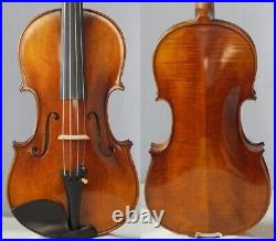Excellent handbuilt violin 4/4 fiddle strong tone antique varnish geige violon