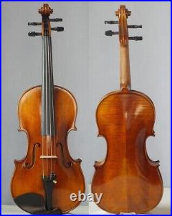 Excellent handbuilt violin 4/4 fiddle strong tone antique varnish geige violon