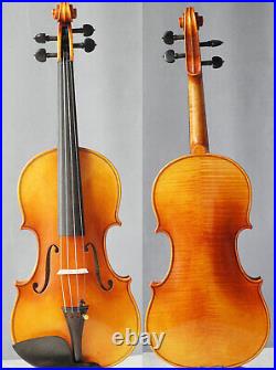 Excellent handbuilt violin Guarneri 4/4 fiddle powerful tone violon instrument