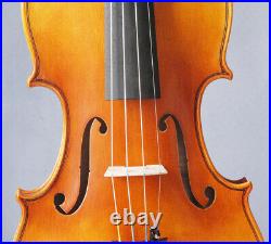 Excellent handbuilt violin Guarneri 4/4 fiddle powerful tone violon instrument