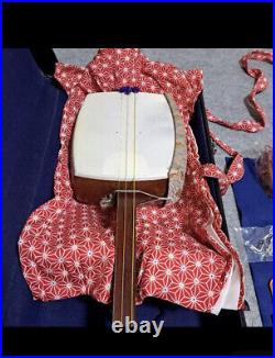 Full set ready to play! Shamisen Japanese Traditional Musical Instrument