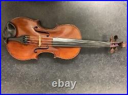 German 4/4 Violin- Circa 1890 with Wooden Case