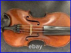 German 4/4 Violin- Circa 1890 with Wooden Case