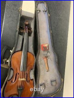 German 4/4 Violin- Circa 1890 with Wooden Case