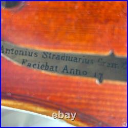 German Violin Possibly by Louis Löwendall Antonius Stradiuarius Cremonensis Fe