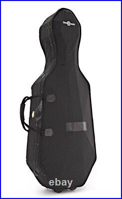 Gothic Black Cello 4/4 featherweight hard case bow