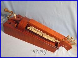 Hand Made 6 strings 24 keys Hurdy Gurdy, Maple wood, free case