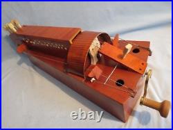 Hand Made 6 strings 24 keys Hurdy Gurdy, Maple wood, free case