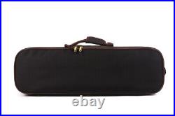 Hard Violin Case 4/4 Full Size Violin Box Wooden Oblong Violin Case Back Straps