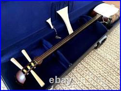 High Quality Japanese Shamisen Kouki Wood2 Kinhozo Music 3String Instrument Case