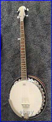 Hohner Countryman 5 String Resonator Banjo + Hard CASE Excellent Condition