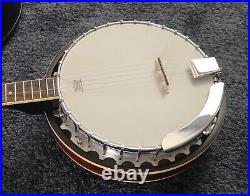 Hohner Countryman 5 String Resonator Banjo + Hard CASE Excellent Condition